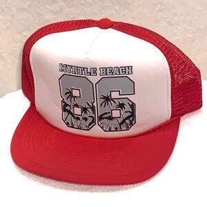 Vintage 1986 Segal Brand Myrtle Beach Trucker style Snapback